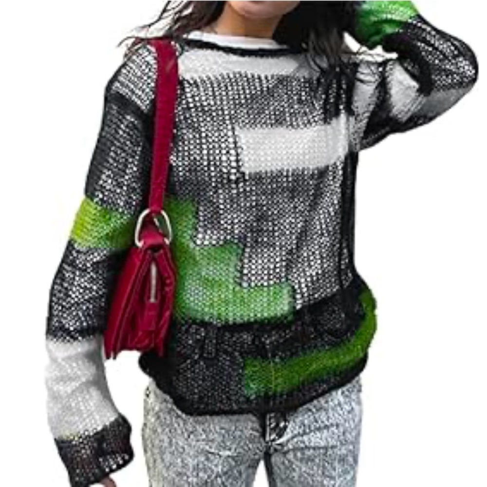 Shein Striped Light-Weight Sweater